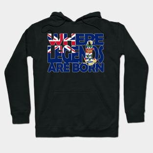 The Cayman Islands Flag - Where Legends Are Born - Soca Mode Hoodie